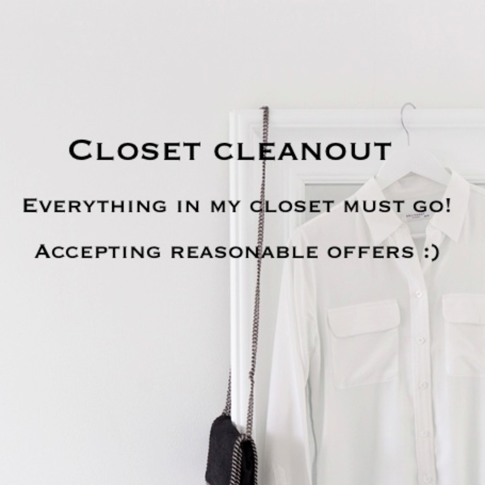 Closet cleanout